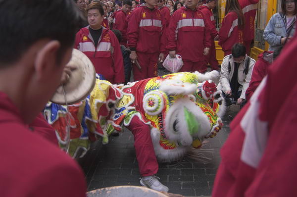 Chinese New Year - photograph © Peter Marshall, 2004