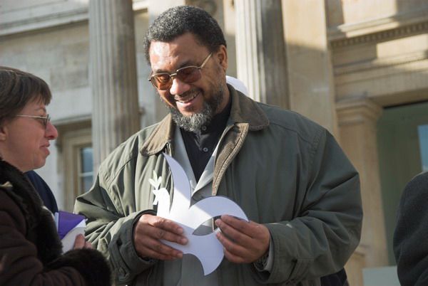 Norman Kember 100 Days Vigil © 2006, Peter Marshall