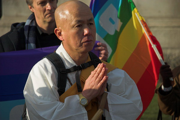 Norman Kember 100 Days Vigil © 2006, Peter Marshall