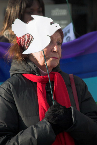 Norman Kember 100 Days Vigil © 2006, Peter Marshall