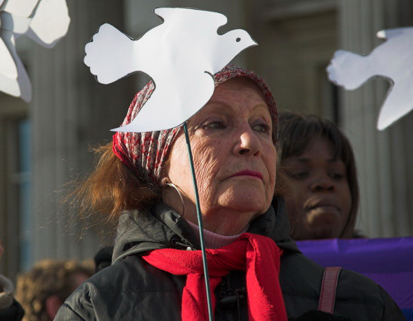 Norman Kember 100 Days Vigil © 2006, Peter Marshall