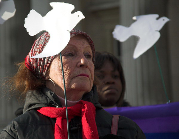 Norman Kember 100 Days Vigil © 2006, Peter Marshall