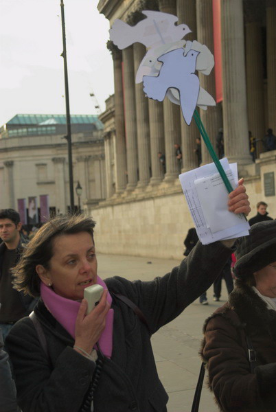 Norman Kember 100 Days Vigil © 2006, Peter Marshall