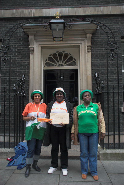 Ivorian Women Protest © 2006, Peter Marshall