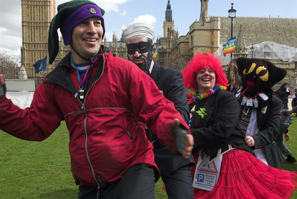 Fools Paradise Parade, London © 2006, Peter Marshall