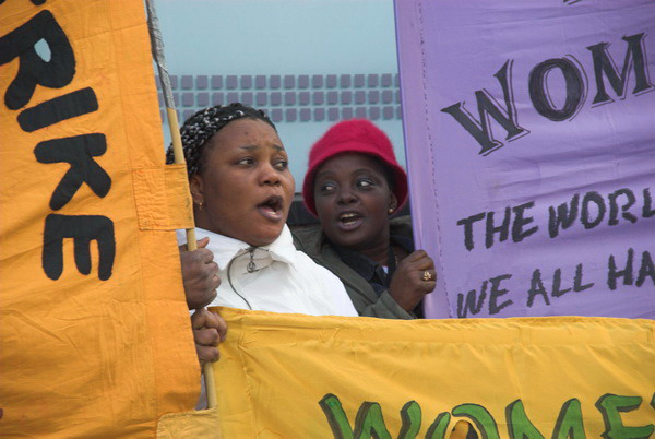 Protest at Communications House © 2006, Peter Marshall