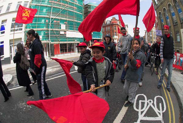 London May Day parade © 2006, Peter Marshall