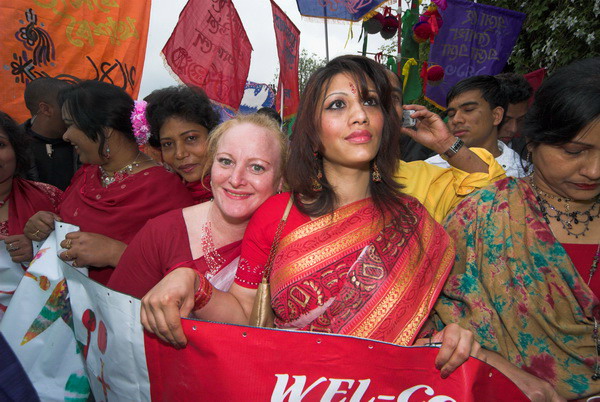 Baishahki Mela, Spitalfields, London © 2006, Peter Marshall