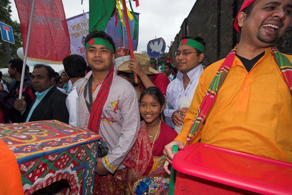 Baishahki Mela, Spitalfields, London © 2006, Peter Marshall