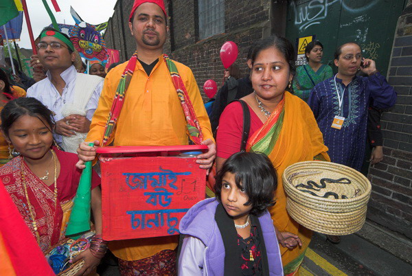 Baishahki Mela, Spitalfields, London © 2006, Peter Marshall