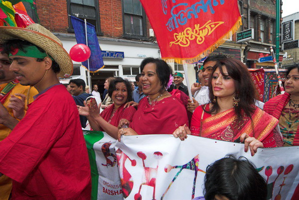 Baishahki Mela, Spitalfields, London © 2006, Peter Marshall
