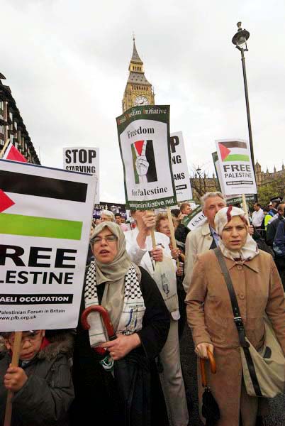 March for Palestine © 2006, Peter Marshall