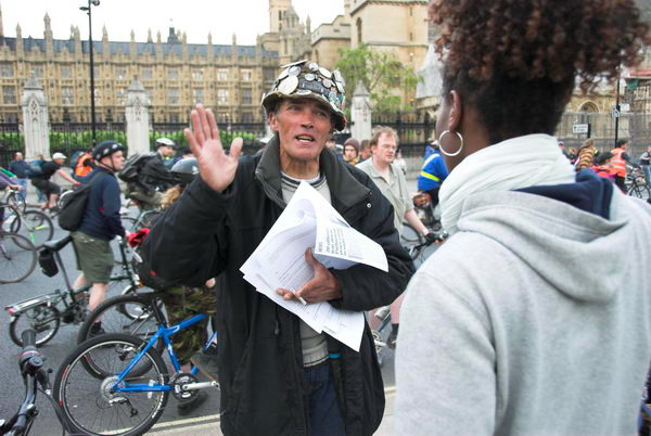 Critical Mass, London © 2006, Peter Marshall
