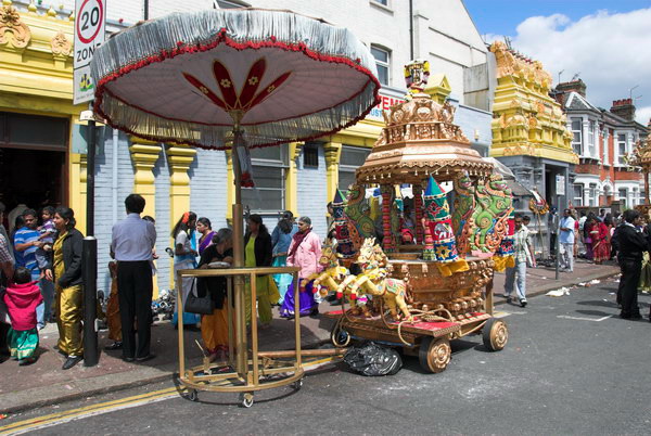 Chariot Festival, Sri Mahalakshmi Temple © 2006, Peter Marshall