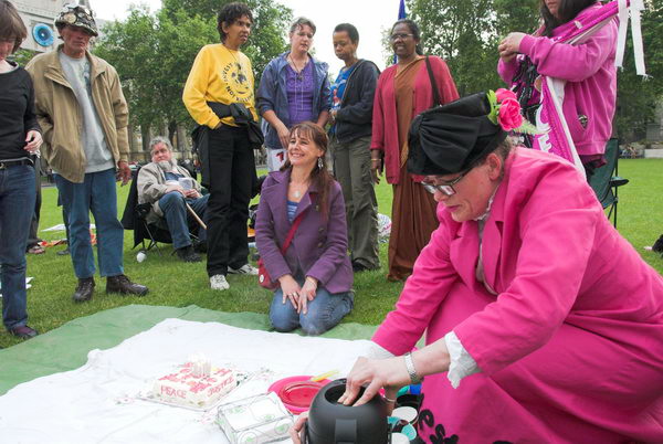 Brian Haw,5 years Parliament Square © 2006, Peter Marshall