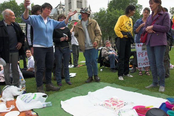 Brian Haw,5 years Parliament Square © 2006, Peter Marshall