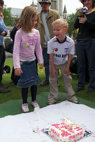 Brian Haw,5 years Parliament Square © 2006, Peter Marshall