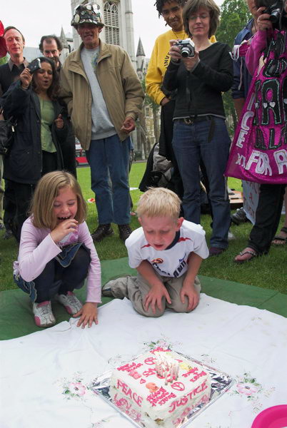 Brian Haw,5 years Parliament Square © 2006, Peter Marshall