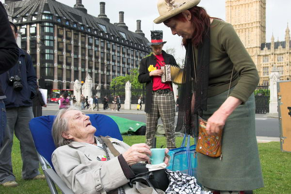 Brian Haw,5 years Parliament Square © 2006, Peter Marshall