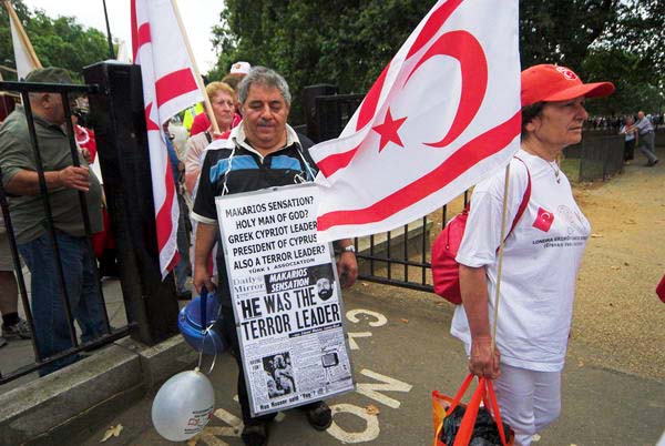 32nd  Anniversary celebrated by Turkish Cypriots © 2006, Peter Marshal