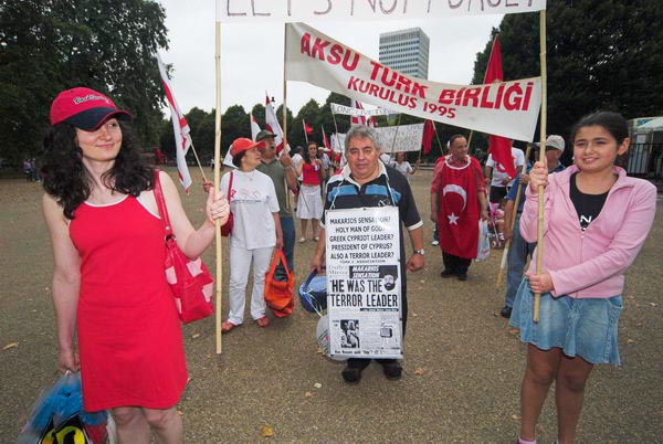 32nd  Anniversary celebrated by Turkish Cypriots © 2006, Peter Marshal