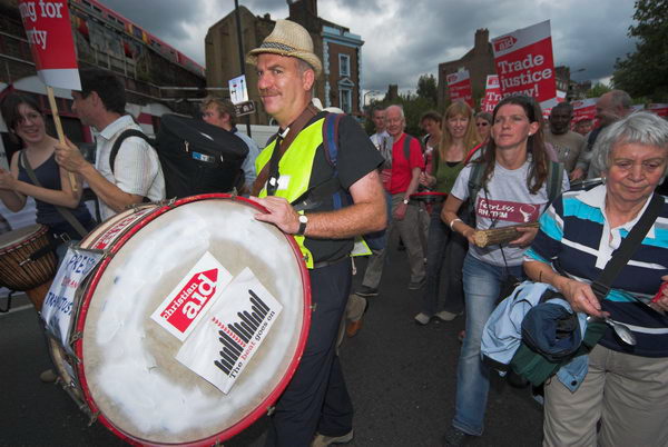 Christian Aid Trade Justice March © 2006, Peter Marshall