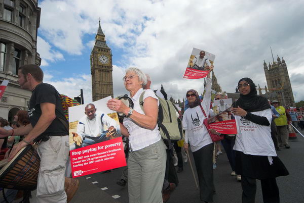 Christian Aid Trade Justice March © 2006, Peter Marshall