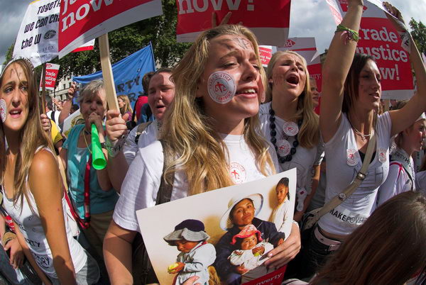 Christian Aid Trade Justice March © 2006, Peter Marshall