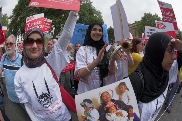 Christian Aid Trade Justice March © 2006, Peter Marshall