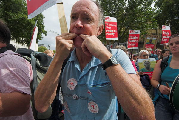 Christian Aid Trade Justice March © 2006, Peter Marshall