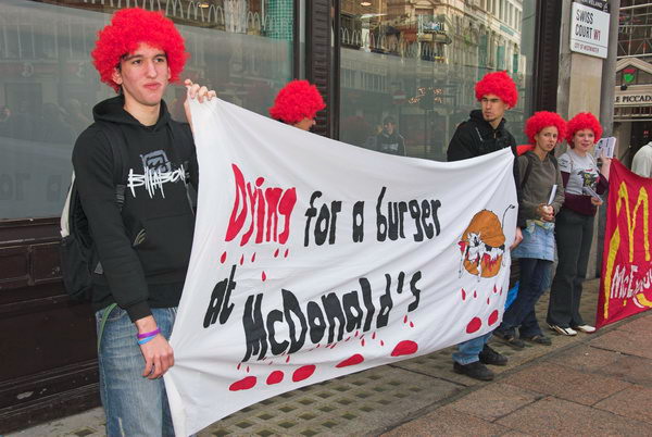 21st Global Day of Action against McDonalds © Peter Marshall, 2006