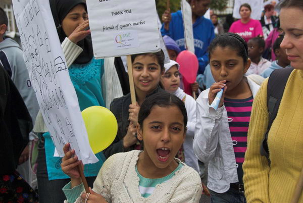 Save Queen's Market © Peter Marshall, 2006