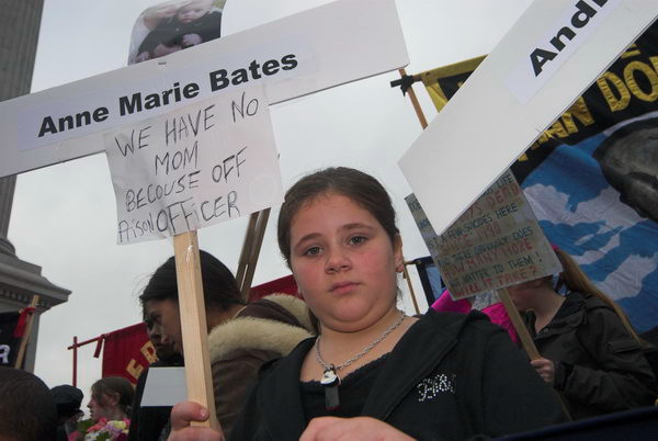 Protest Against Deaths in Custody © Peter Marshall, 2006