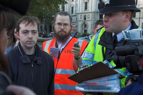 No More Fallujahs: Peace Camp Parliament Square © Peter Marshall, 2006