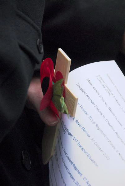 Military Families at Cenotaph © Peter Marshall, 2006