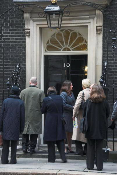 signed by 500 military families and veterans, calling for the immediate return of british troops