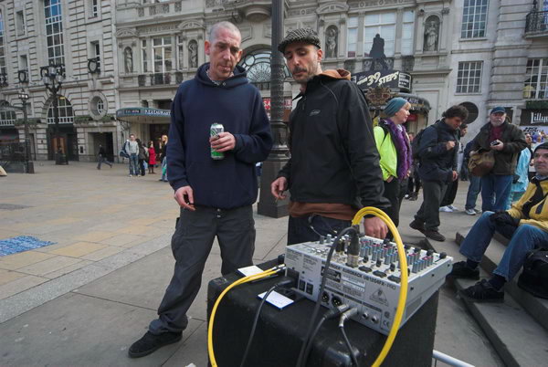 Reclaim Love, Piccadilly Circus © 2007, Peter Marshall