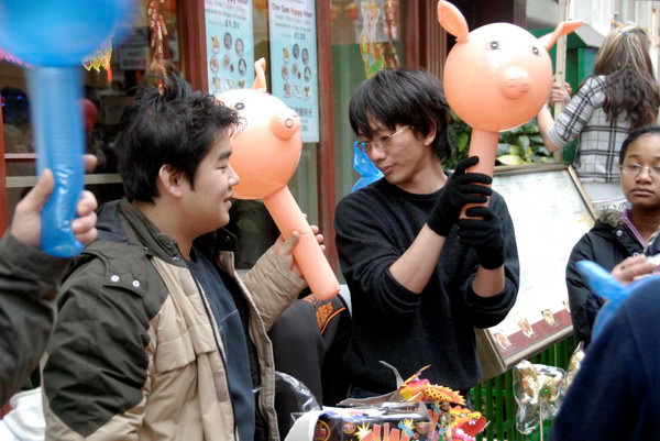 Chinese New Year, Soho © 2007, Peter Marshall