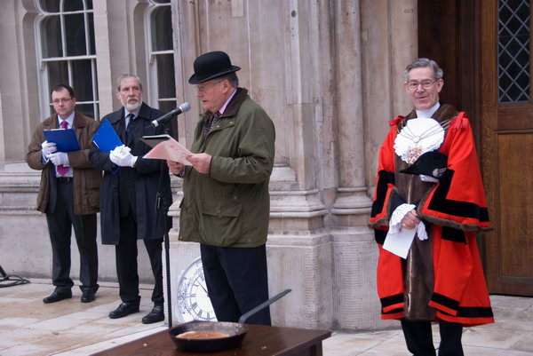 Worshipful Company of Poulters Pancake Race © 2007, Peter Marshall