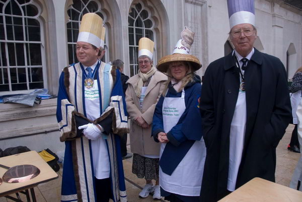 Worshipful Company of Poulters Pancake Race © 2007, Peter Marshall