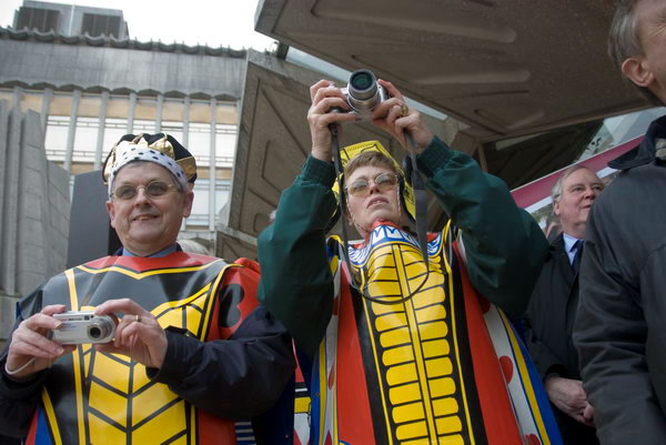 Worshipful Company of Poulters Pancake Race © 2007, Peter Marshall