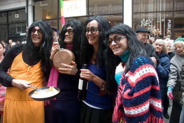 Great Spitalfields Pancake Race © 2007, Peter Marshall