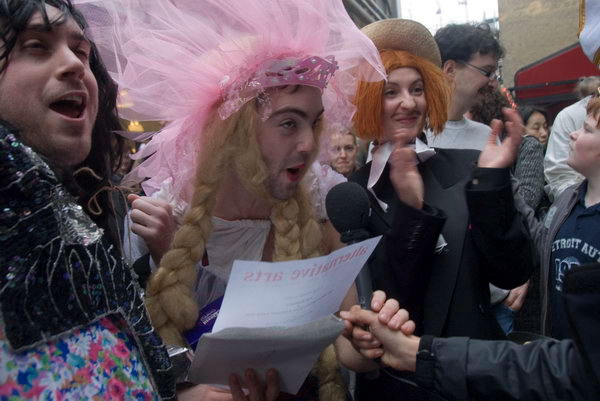 Great Spitalfields Pancake Race © 2007, Peter Marshall
