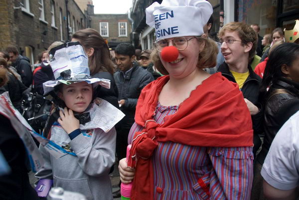 Great Spitalfields Pancake Race © 2007, Peter Marshall