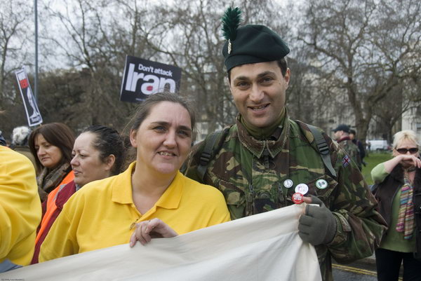 Stop Trident, Troops out of Iraq © 2007, Peter Marshall