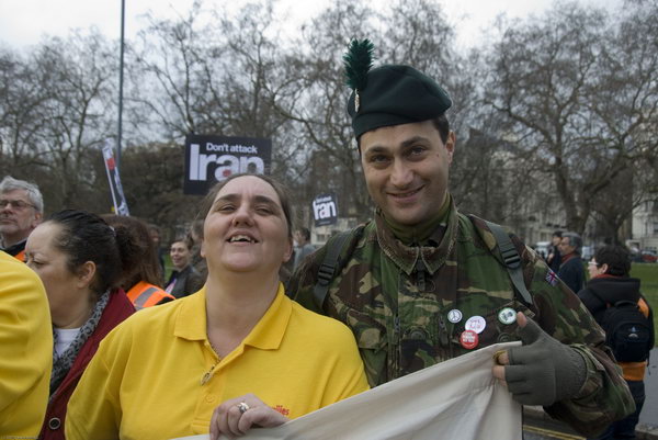 Stop Trident, Troops out of Iraq © 2007, Peter Marshall