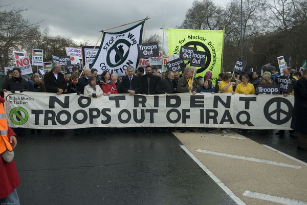 Stop Trident, Troops out of Iraq © 2007, Peter Marshall