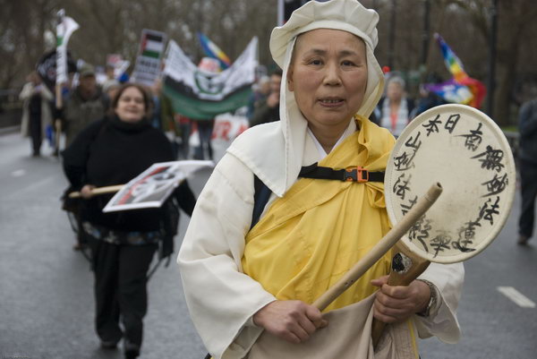 Stop Trident, Troops out of Iraq © 2007, Peter Marshall