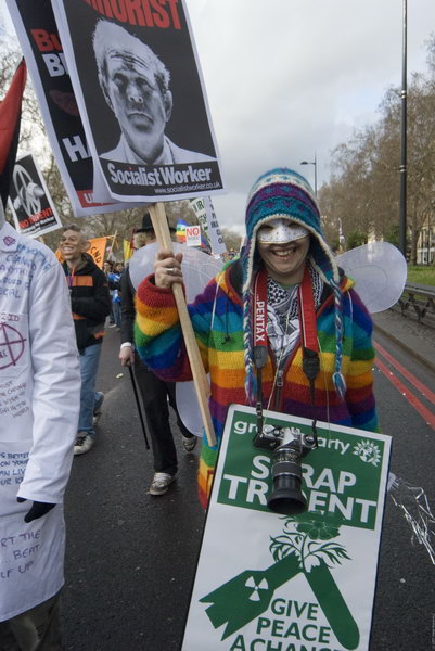 Stop Trident, Troops out of Iraq © 2007, Peter Marshall