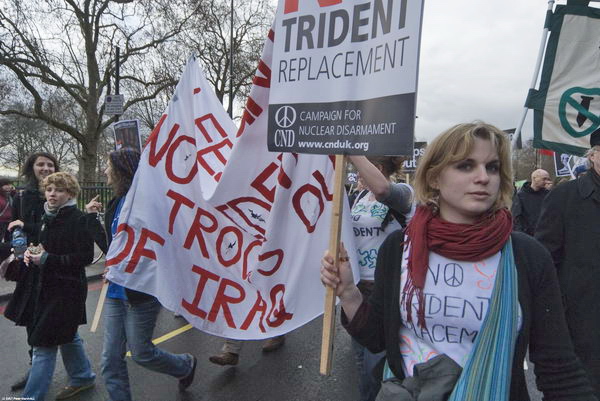 Stop Trident, Troops out of Iraq © 2007, Peter Marshall